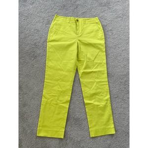 Brooks Brothers Lime Green Pant - Women's Sz 10